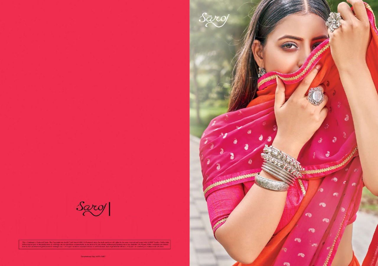 Saroj Kanishka New Latest Fancy Wear Georgette Printed Saree Collection